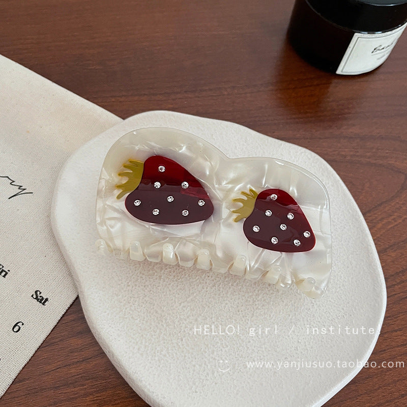 Wholesale Tulip Cherry Clamp Premium Handbag Cute Dalmatian Shark Clip Hair Accessories